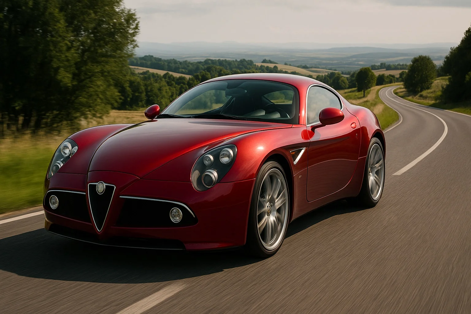 Alfa Romeo 8C Competizione Lastik Hava Basıncı